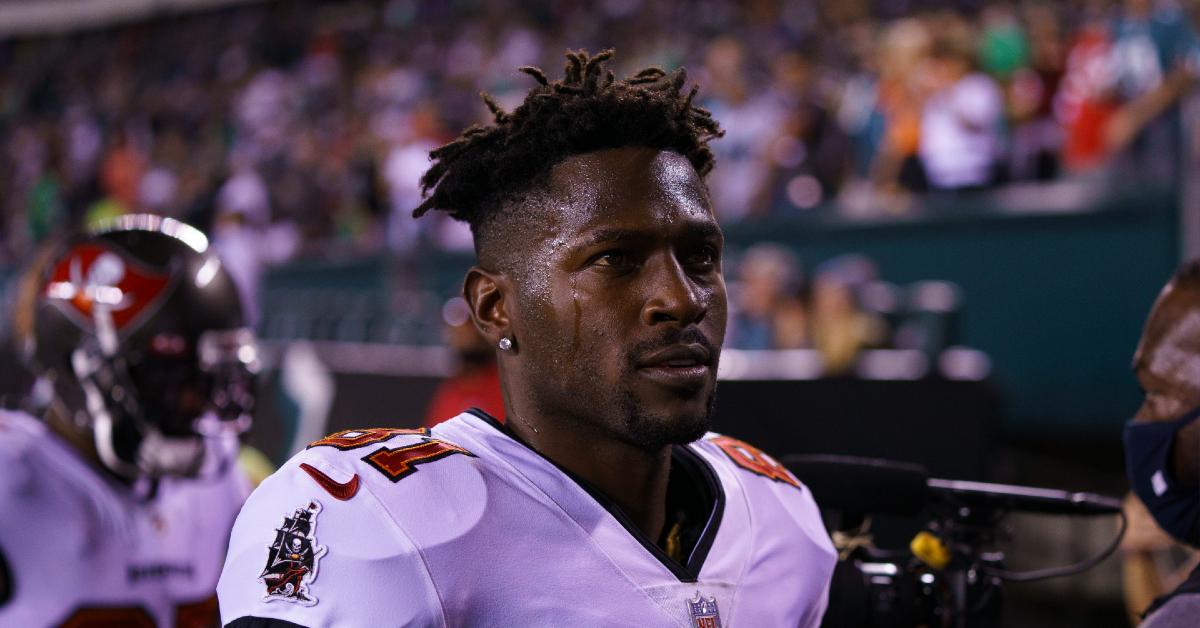 Antonio Brown 'no longer a Buccaneer' after topless, mid-game