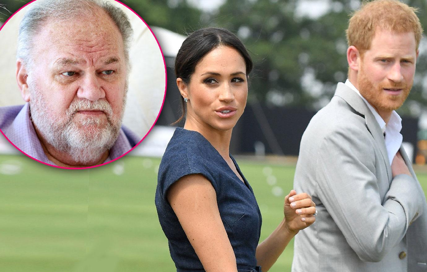 Prince Harry And Meghan Markle Will Not Comment On Thomas Markle