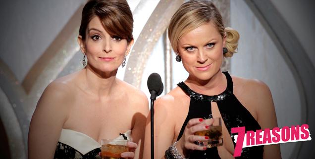 //tina fey amy poehler golden globes wide