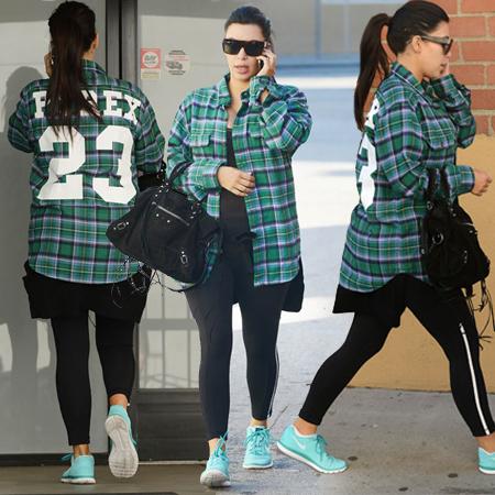 Kim Kardashian Flannel