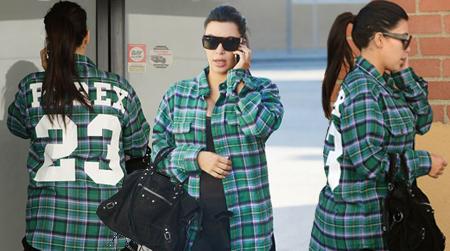 Kim Kardashian Flannel