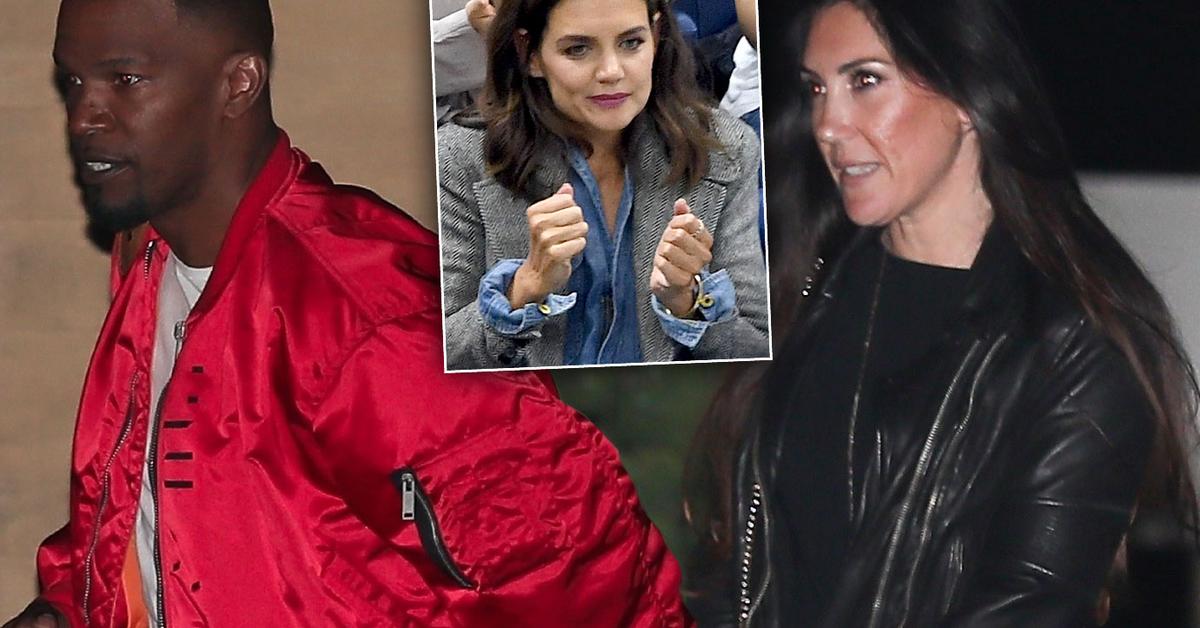 Katie Holmes Beau Jamie Foxx Has Dinner With Baby Mama