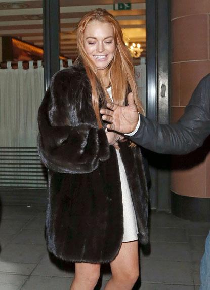 //lindsay dina lohan london