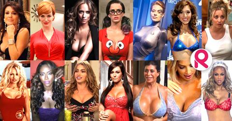 //the biggest boobs on tv wide