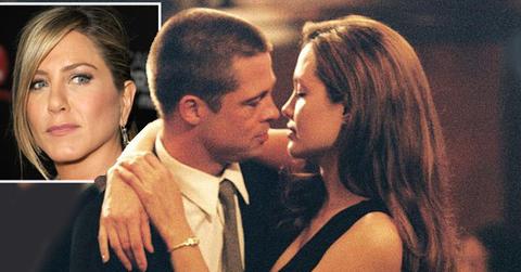 //jennifer aniston brad pitt angelina jolie wide getty