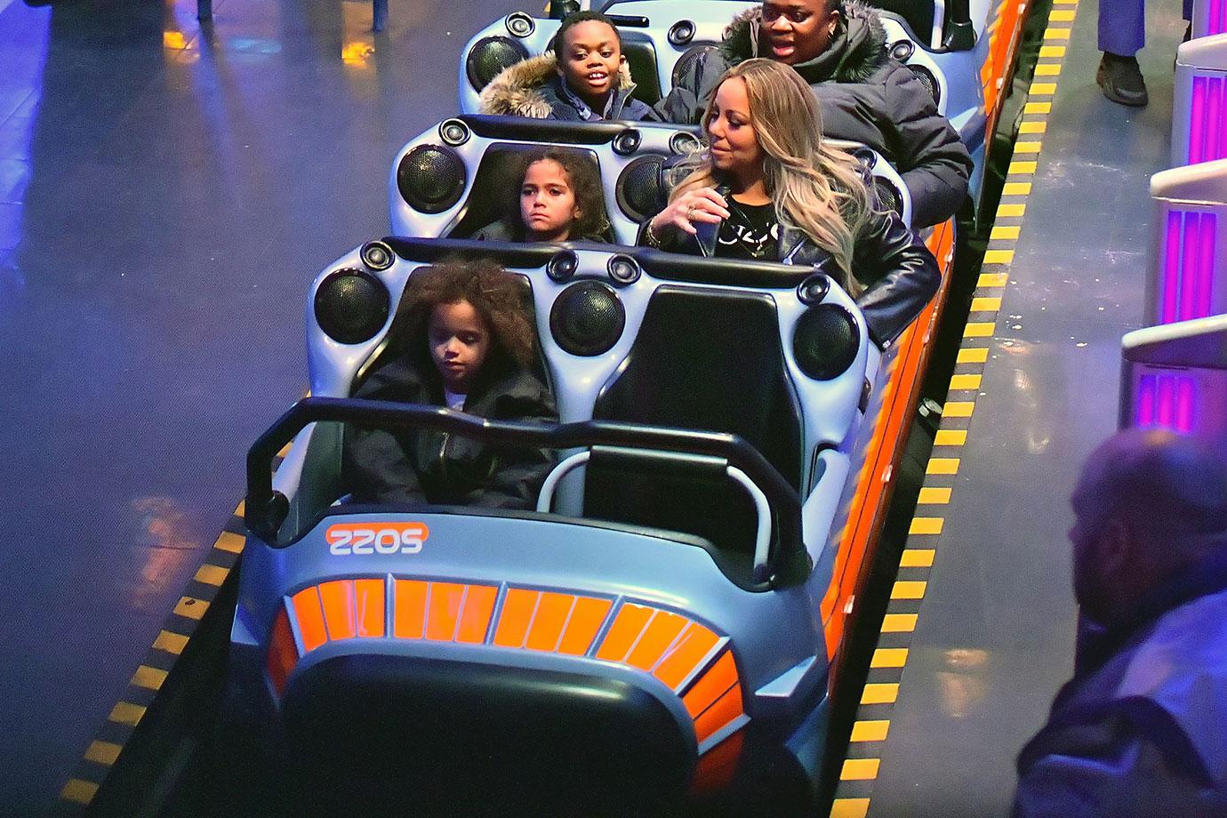 Mariah Carey Visits Disneyland In High Heels