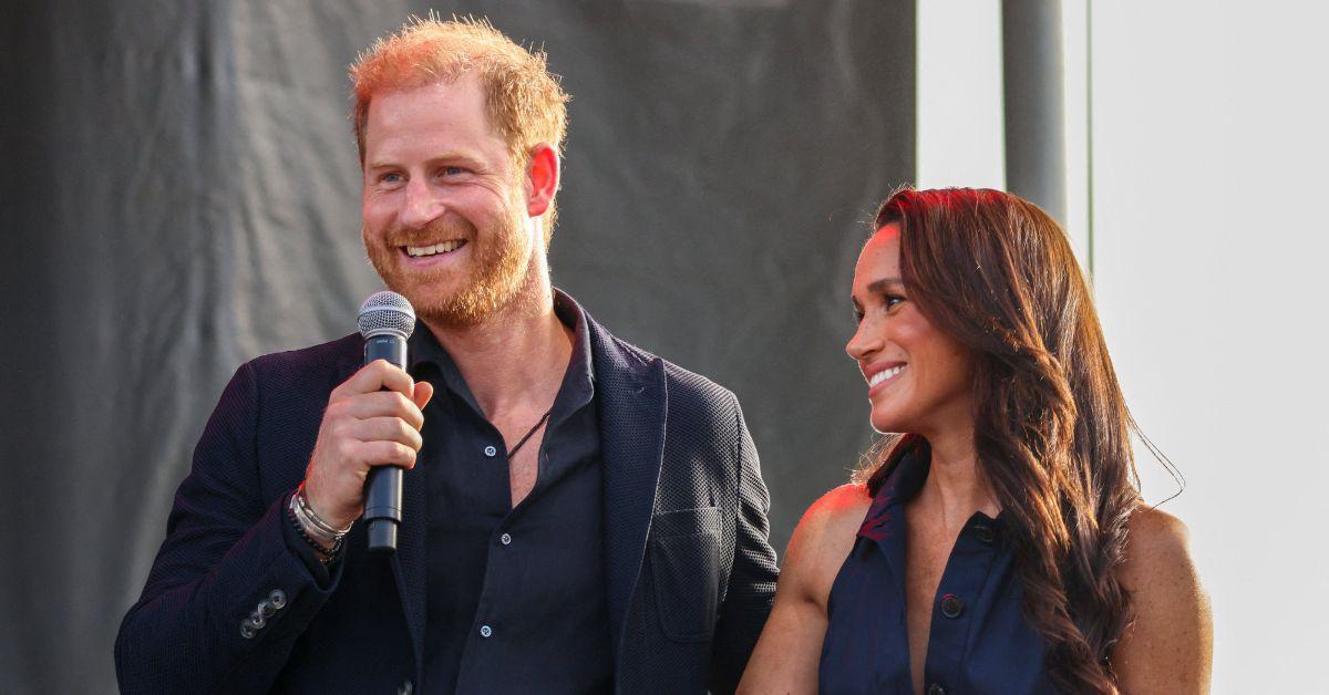 picture of Prince Harry and meghan markle