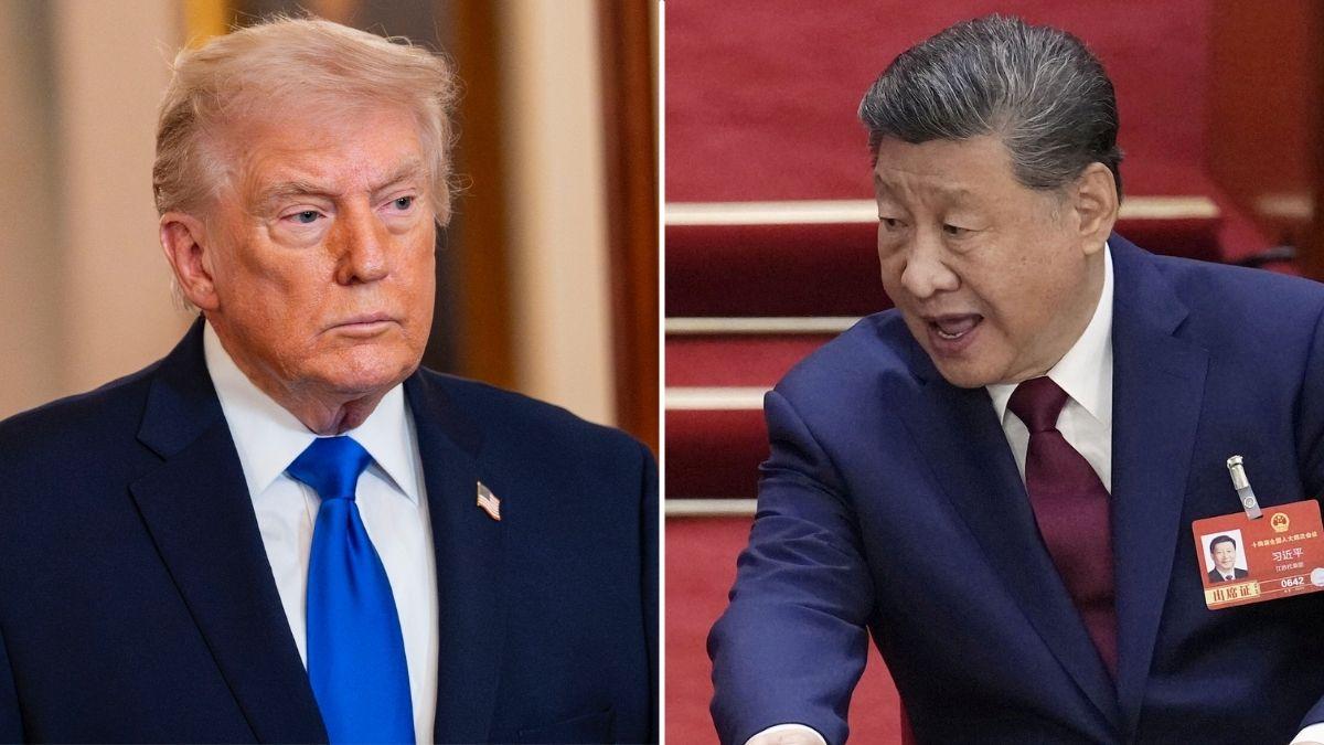 Photo of Donald Trump, Xi Jinping