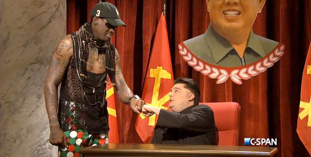 //dennis rodman kim jong un snl wide