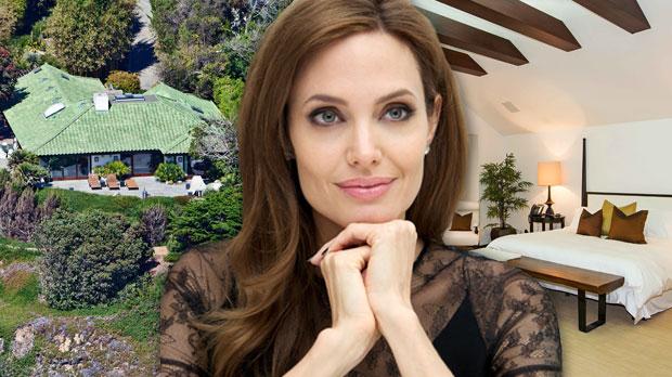 Angelina Jolie Divorce Malibu Rental Home Kids Photos