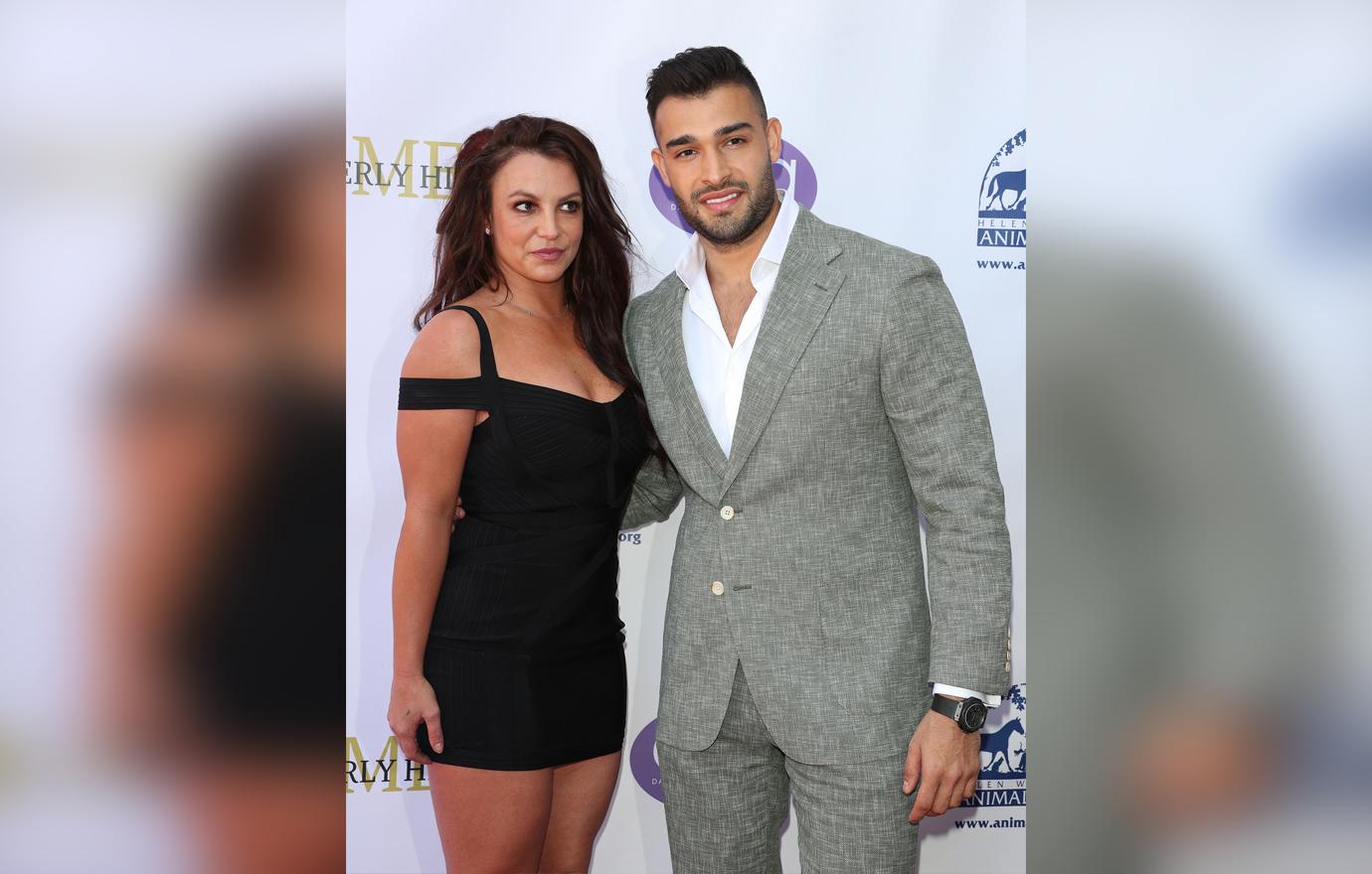 Britney Spears and Sam Asghari attend Daytime Beauty Awards Luncheon.