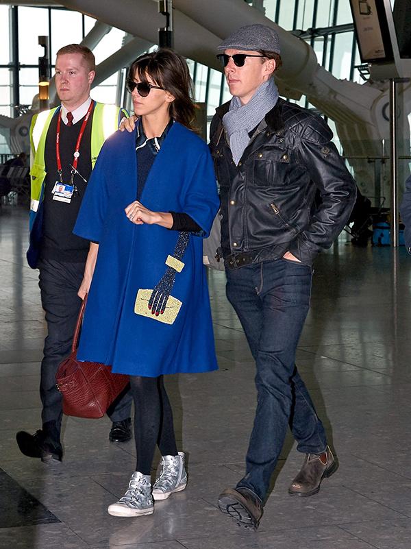 Just Married Benedict Cumberbatch And Sophie Hunter Head Out Of London 2431