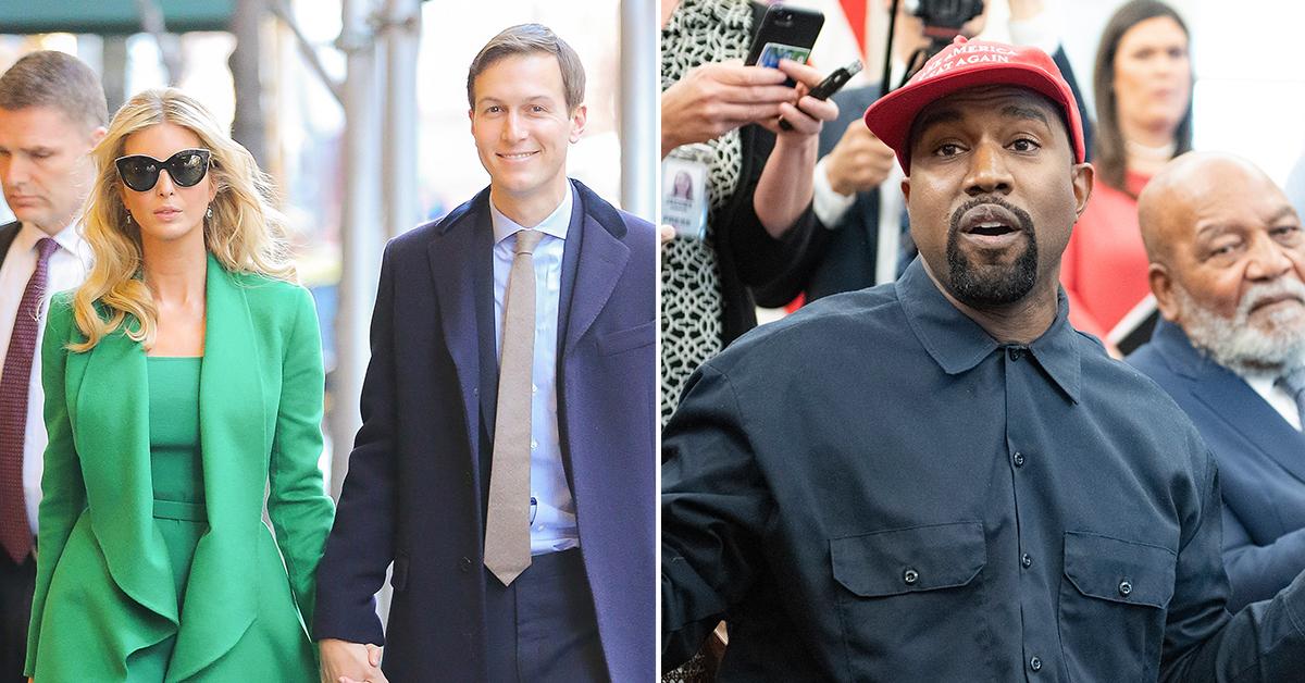 Ivanka Trump channels Kanye West and Jay-Z in light green suit at meeting  with Kim Kardashian