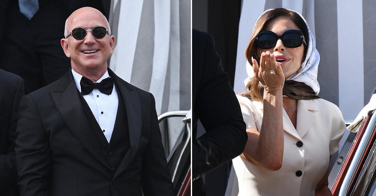 Photo of Jeff Bezos and Lauren Sanchez