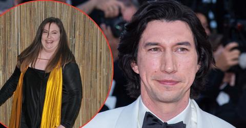 Split photo of Lena Dunham and Adam Driver