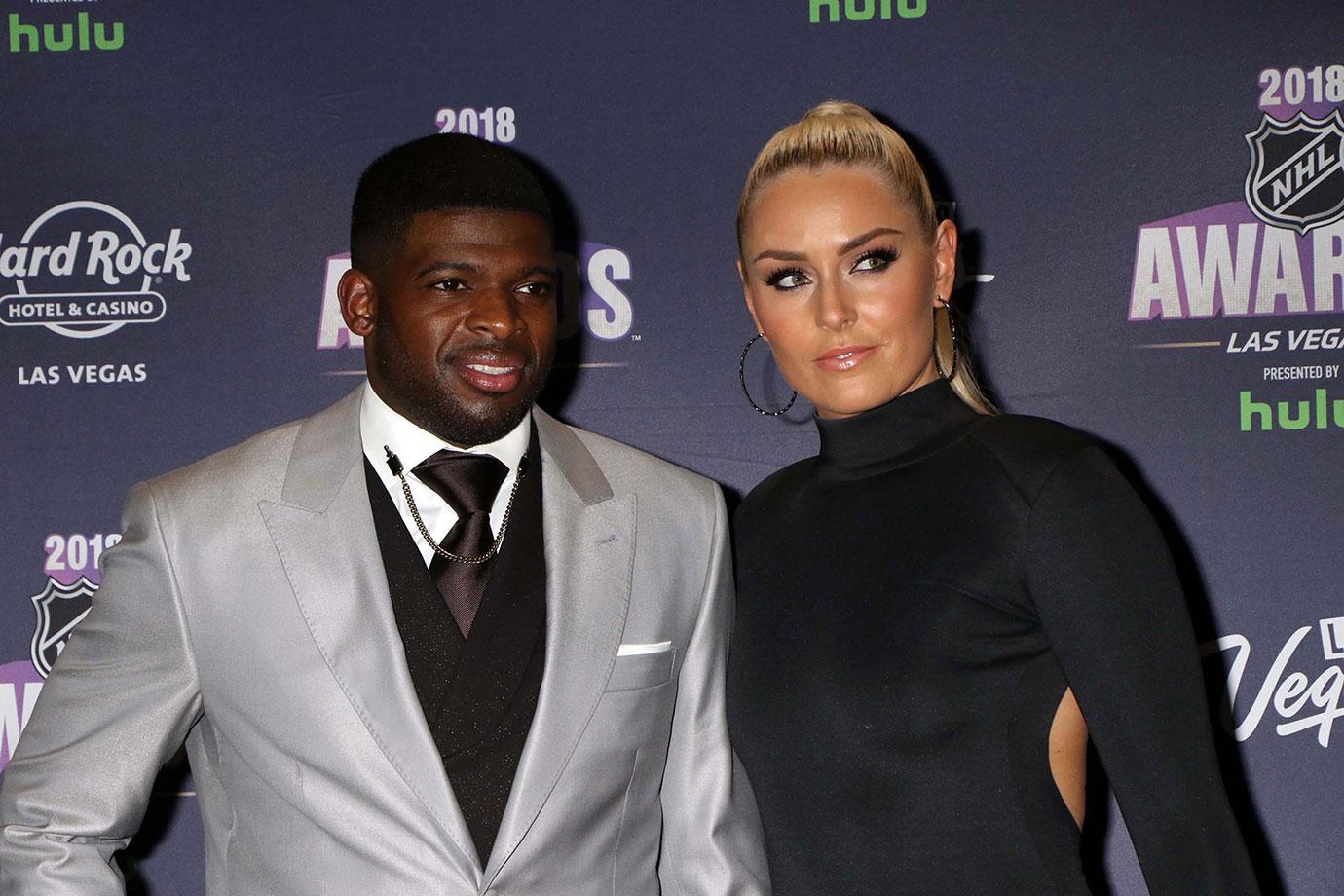 lindsey vonn dating nhl player pk subban tiger woods split