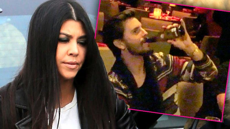 Kourtney Kardashian & Scott Disick Break Up Over Partying