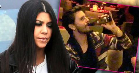 Kourtney Kardashian & Scott Disick Break Up Over Partying