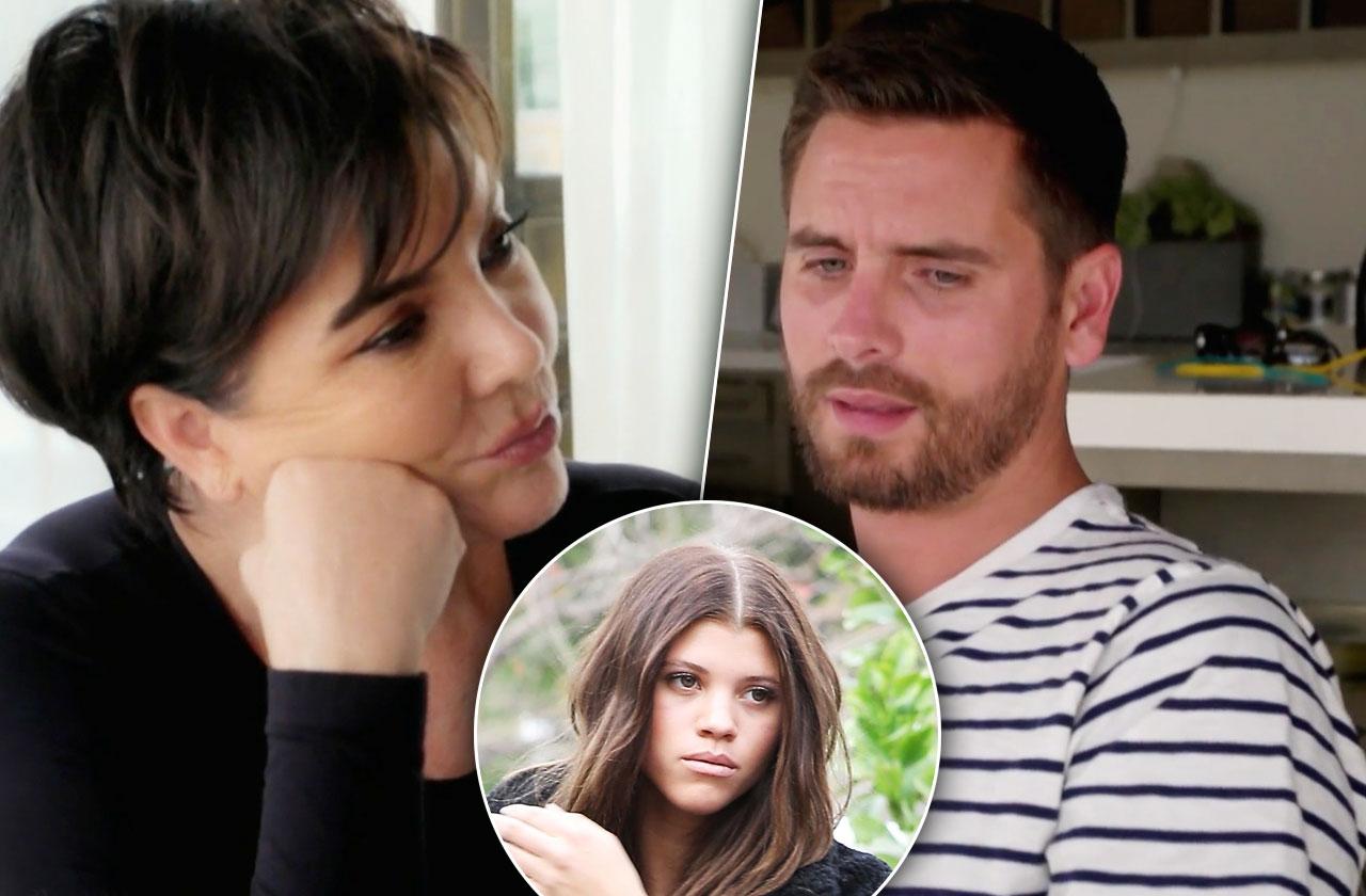 //Kris Jenner Confronts Scott Disick Sofia Richie pp