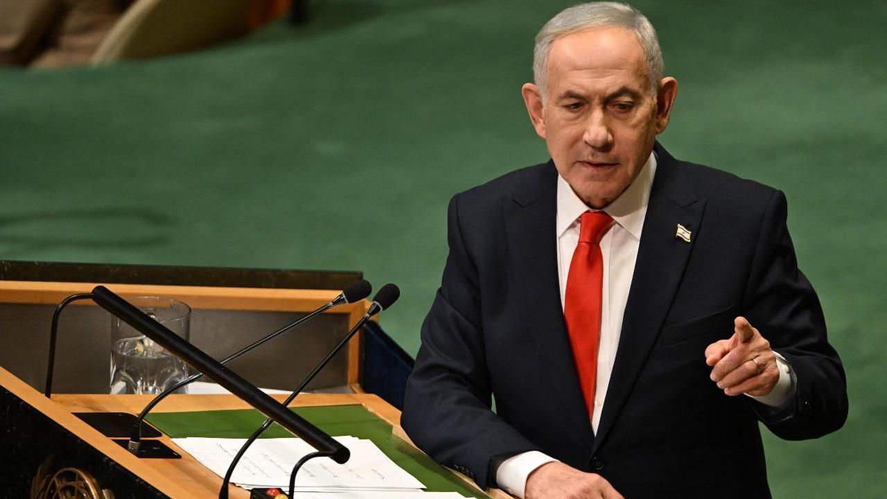 Delegates walked out of the UN General Assembly during Netanyahu's speech