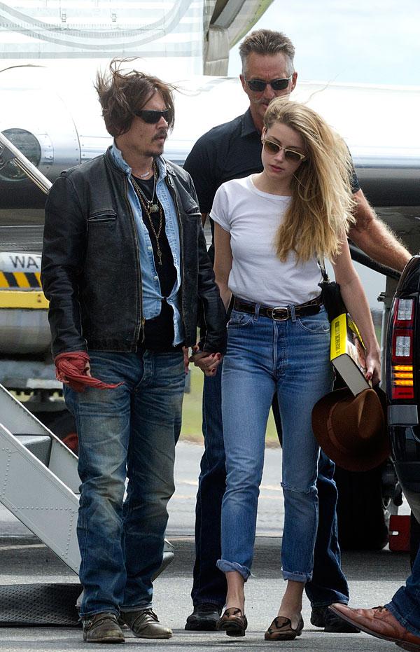 Johnny Depp Amber Heard Marital Problems Photos