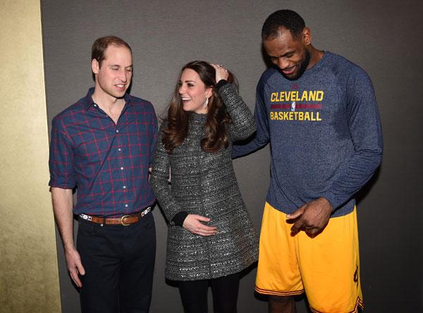 Lebron James Meets Kate Middleton