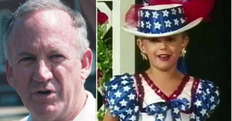 Split photo of John Ramsey, JonBenét Ramsey