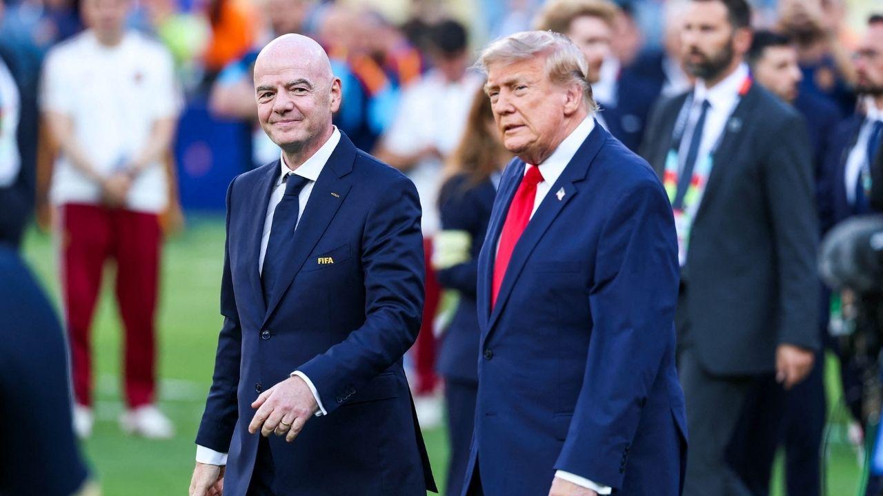 Photo of Donald Trump and Gianni Infantino