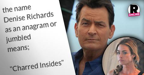 Charlie Sheen Denise Richards Truce Over Social Media