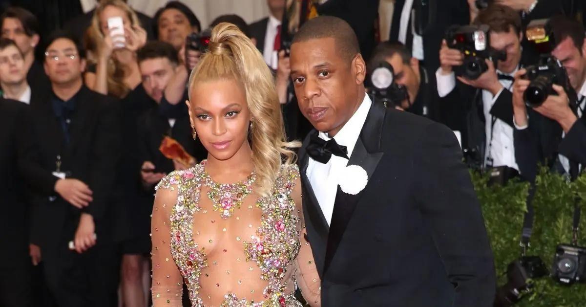 jay z and beyonce on red carpet