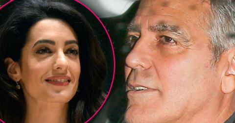 Amal Clooney Pregnant Twins George Stay Home Dad