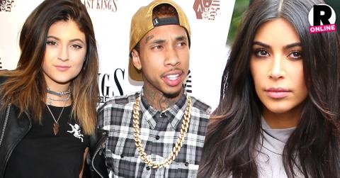 Kylie Jenner & Kim Kardashian Fight Tyga