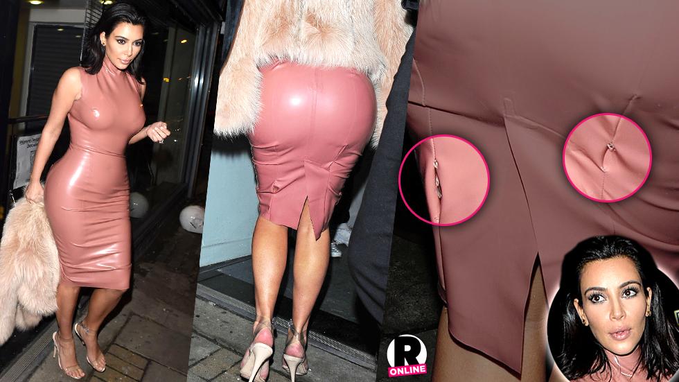 Kim Kardashian Wardrobe Malfunction