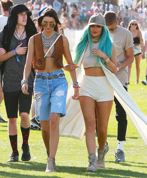 Kylie Jenner Coachella Partying