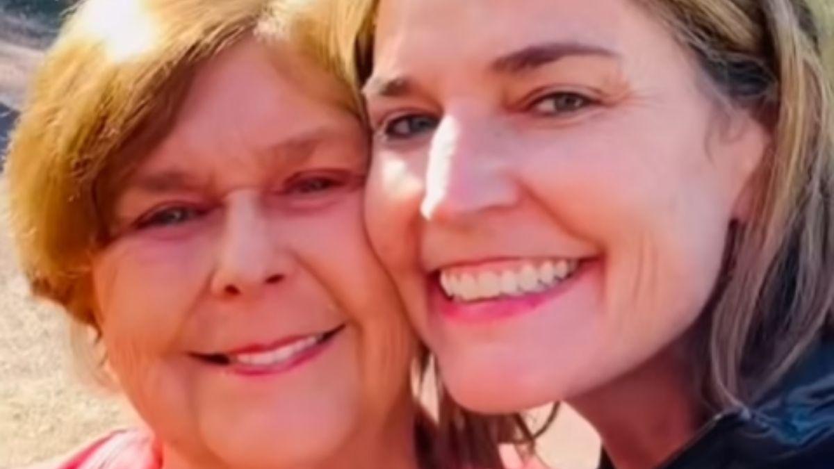 A photo of Nancy and Savannah Guthrie