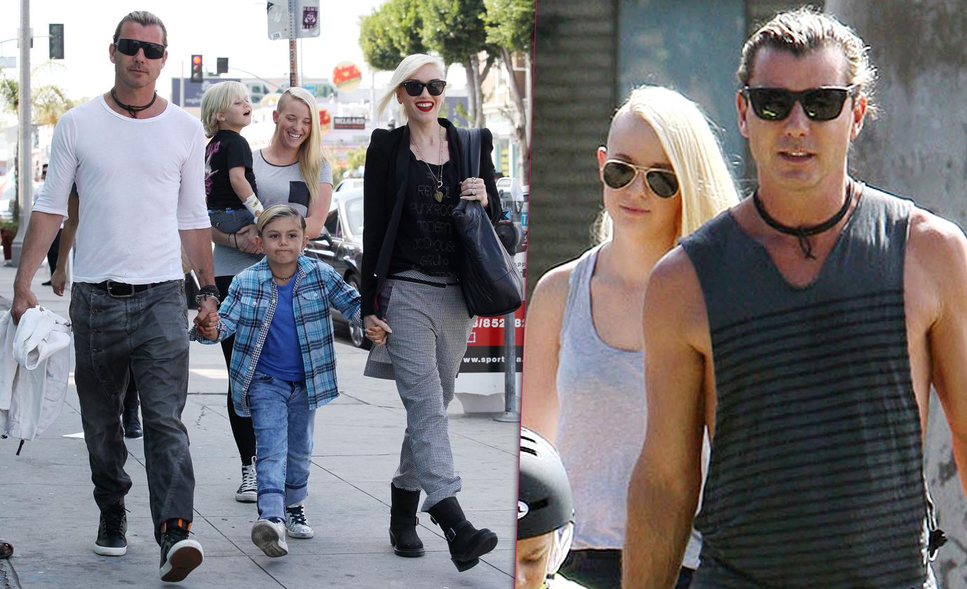 Gwen Stefani, Gavin Rossdale and Family With Nanny Mindy Mann Celebs Caught In Relationships With Nannies