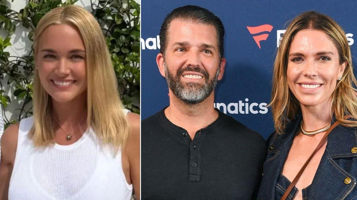 split image of Vanessa Trump / Don Jr. and Bettina Anderson