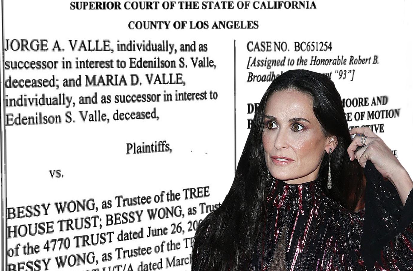 Demi Moore Pool Drowning Lawsuit Victim Family