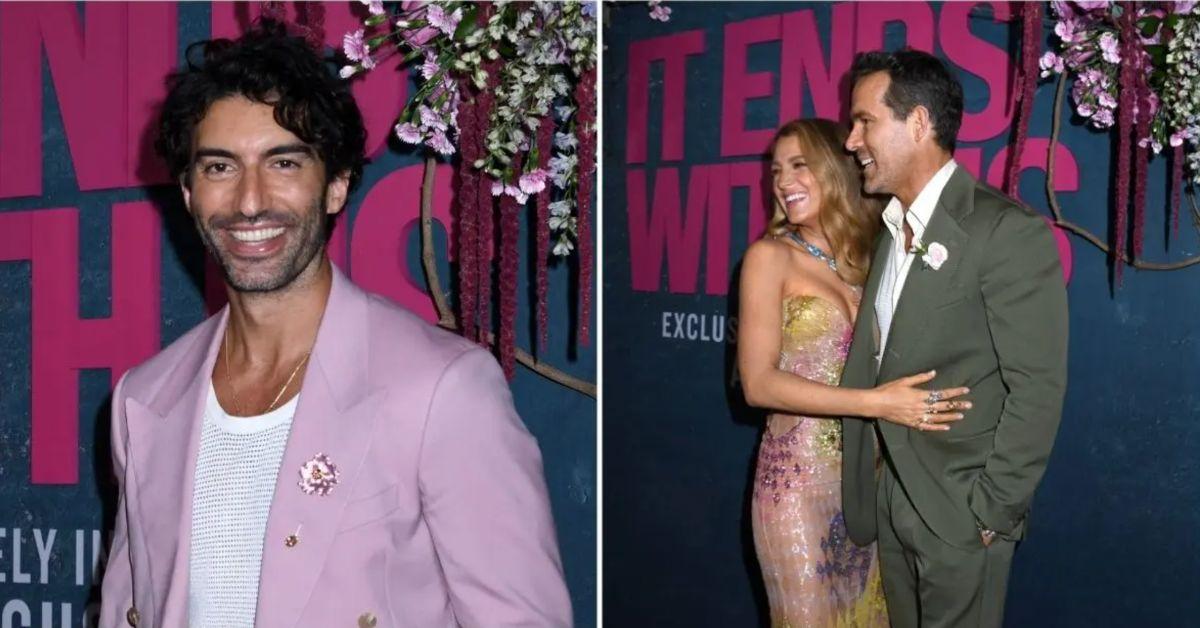 Photo of Justin Baldoni, Blake Lively, Ryan Reynolds.