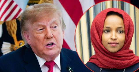 Photo of Donald Trump, Ilhan Omar