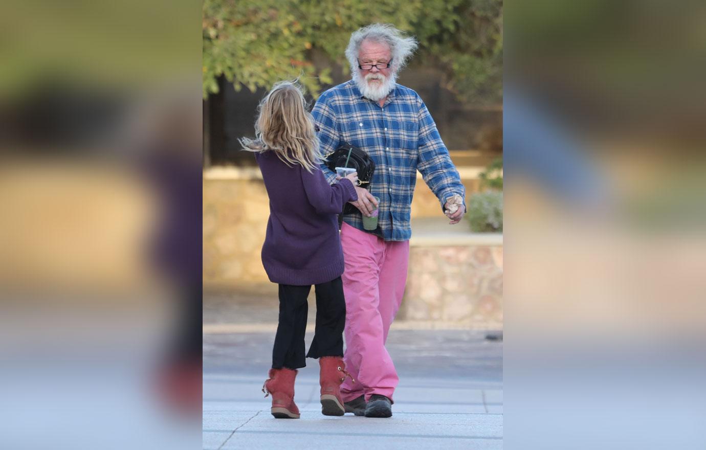 Nick Nolte Looks Like Santa Claus With Daughter