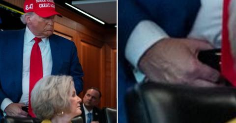 Composite photo of Donald Trump