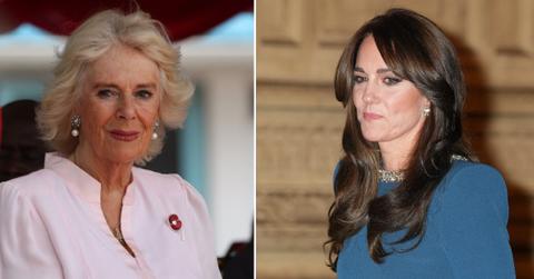 queen camilla feuding kate middleton brink war report pp