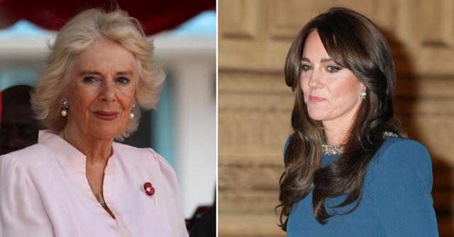 queen camilla feuding kate middleton brink war report pp