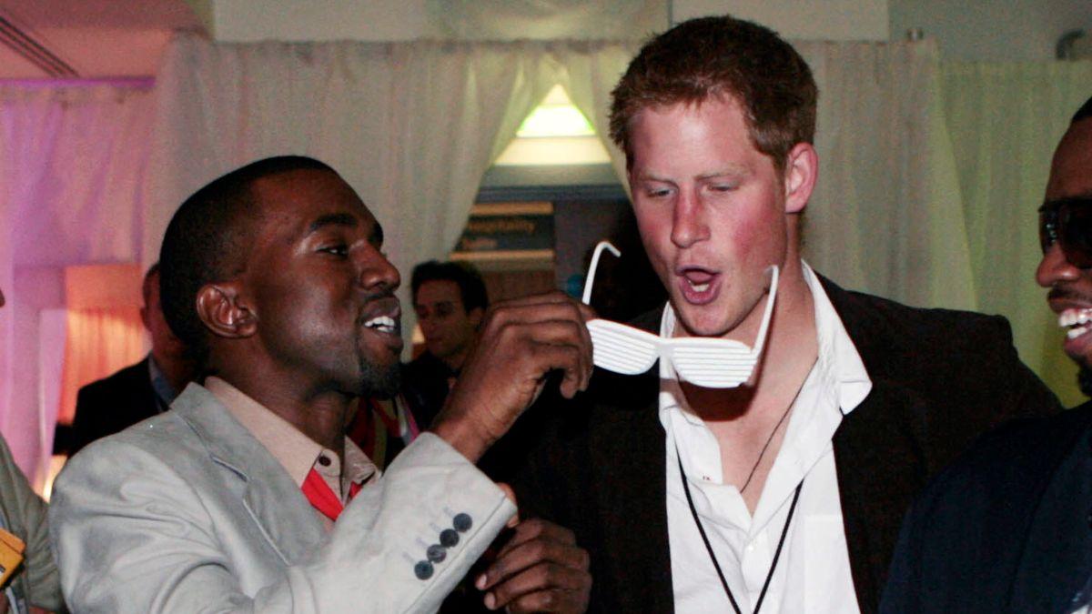 Photo of Prince Harry's with Kanye West 