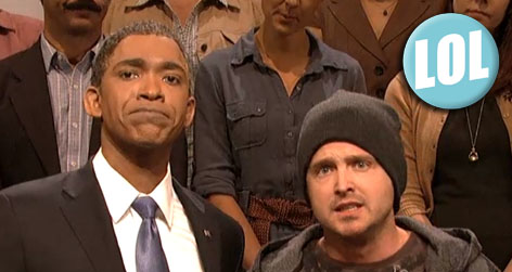 //obamacare aron paul snl breaking bad square