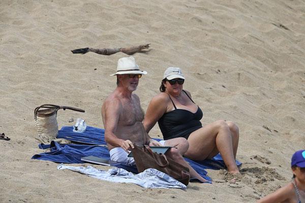 Pierce Brosnan Shirtless Hawaii