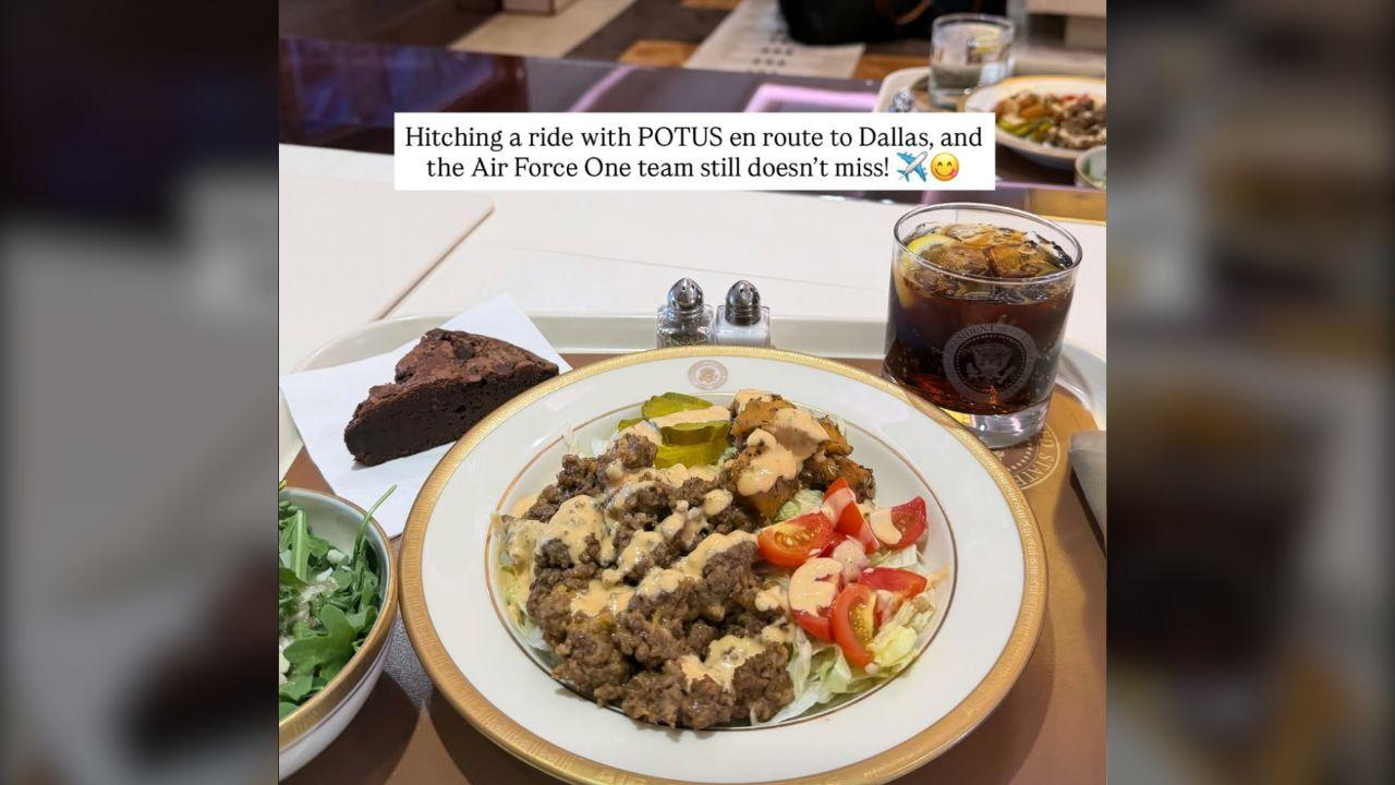 Photo of Karoline Leavitt meal
