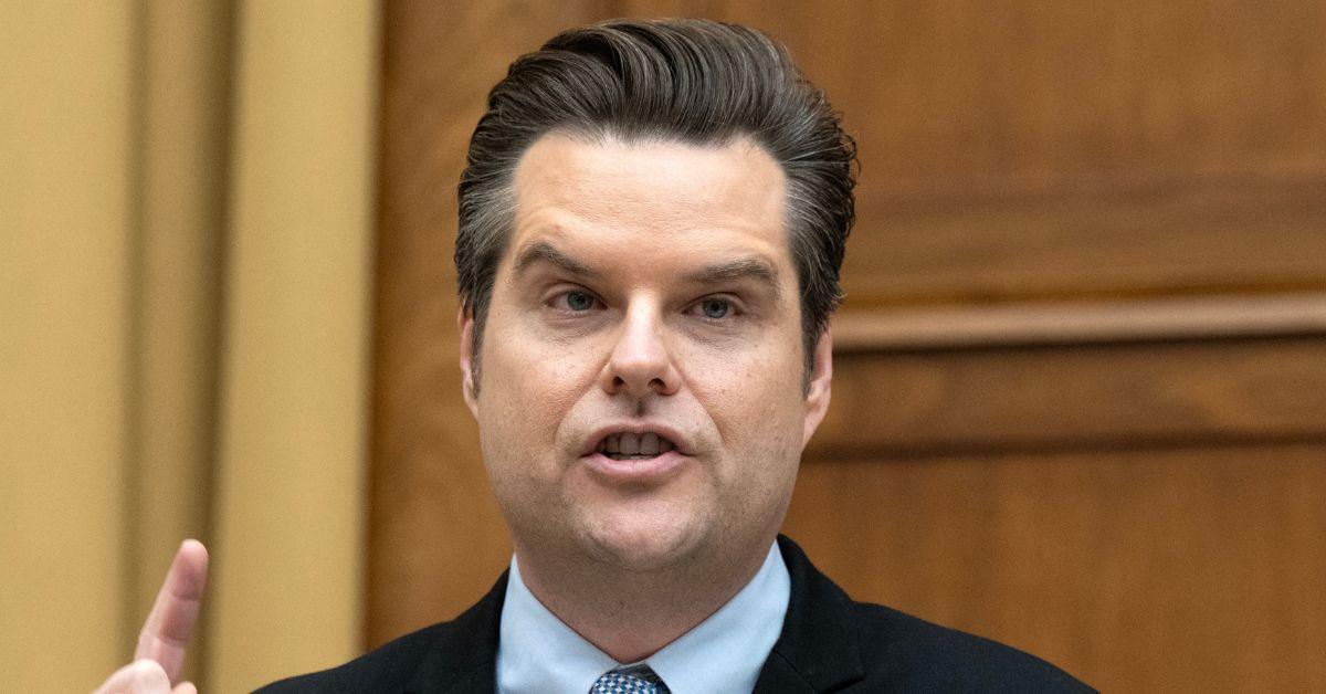 Photo of Matt Gaetz.