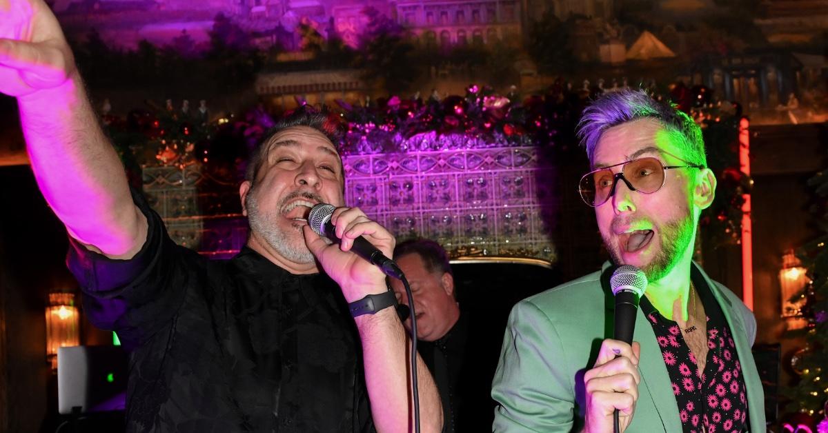 Joey Fatone and Lance Bass Rock Star-Studded Holiday Party With Performance  of NSYNC Hits